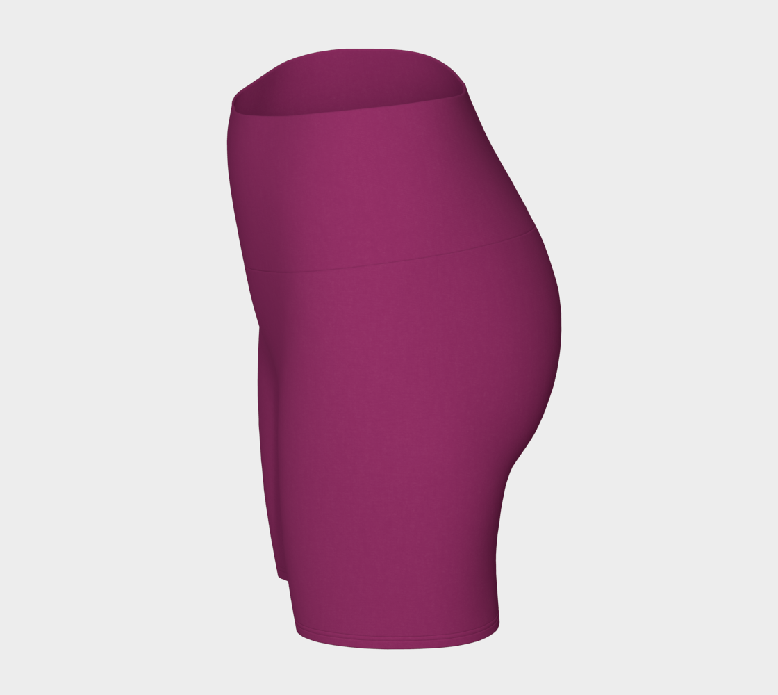 High-Waisted Short in Velvet Plum