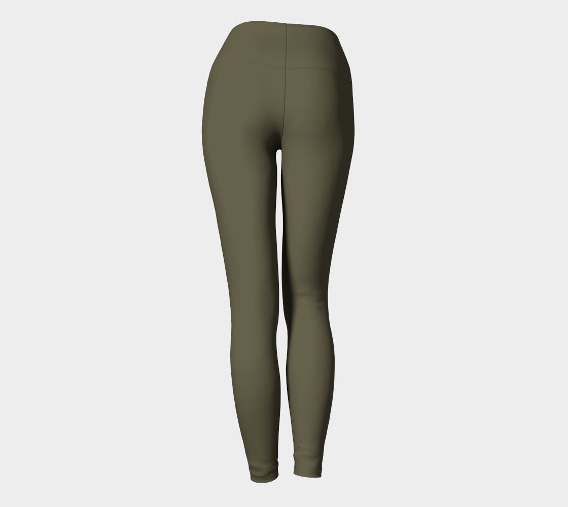 High-Waisted Legging in Moss Ember