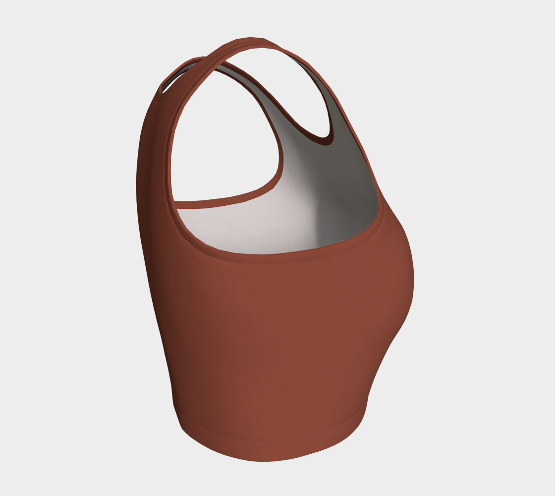 Crop Top in Cinnamon Bark