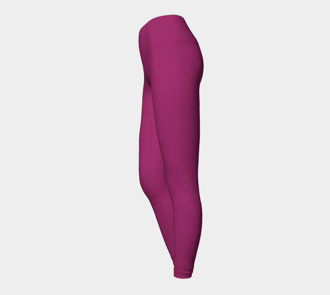 High-Waisted Legging in Velvet Plum