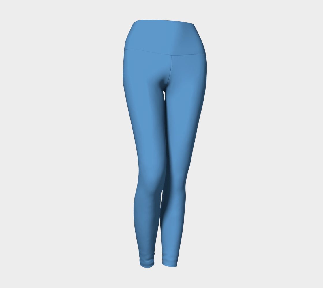 High-Waisted Legging in Harbor Blue