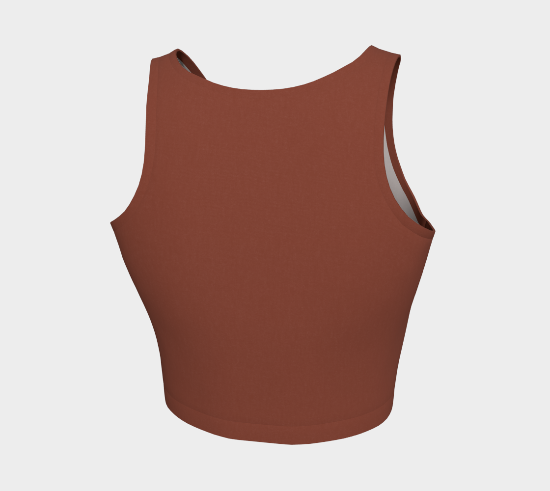 Crop Top in Cinnamon Bark