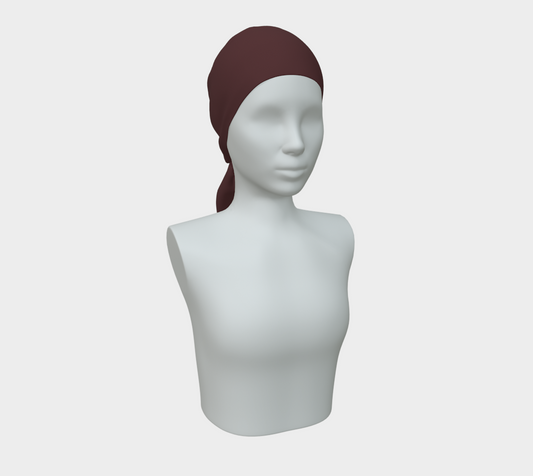 Headscarf in Crimson Cedar