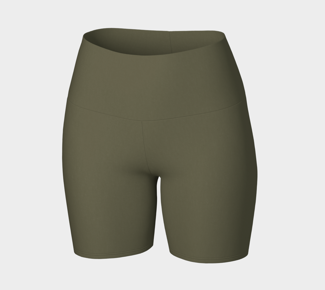 High-Waisted Short in Moss Ember