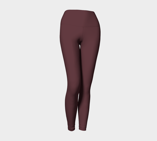 High-Waisted Legging in Crimson Cedar