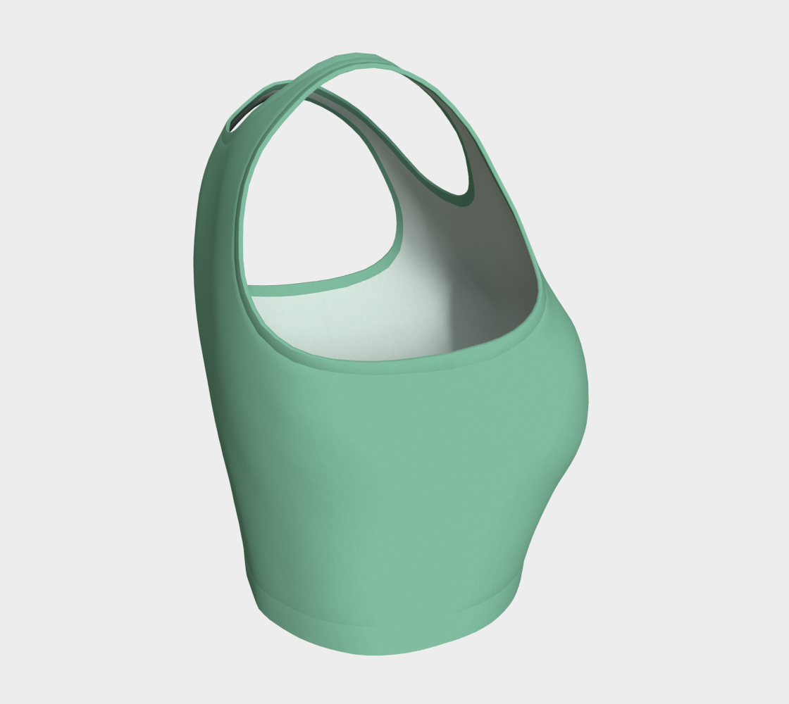 Crop Top in Sea Glass