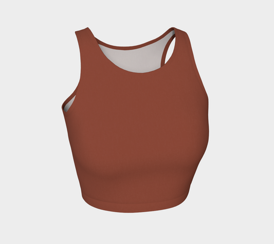 Crop Top in Cinnamon Bark