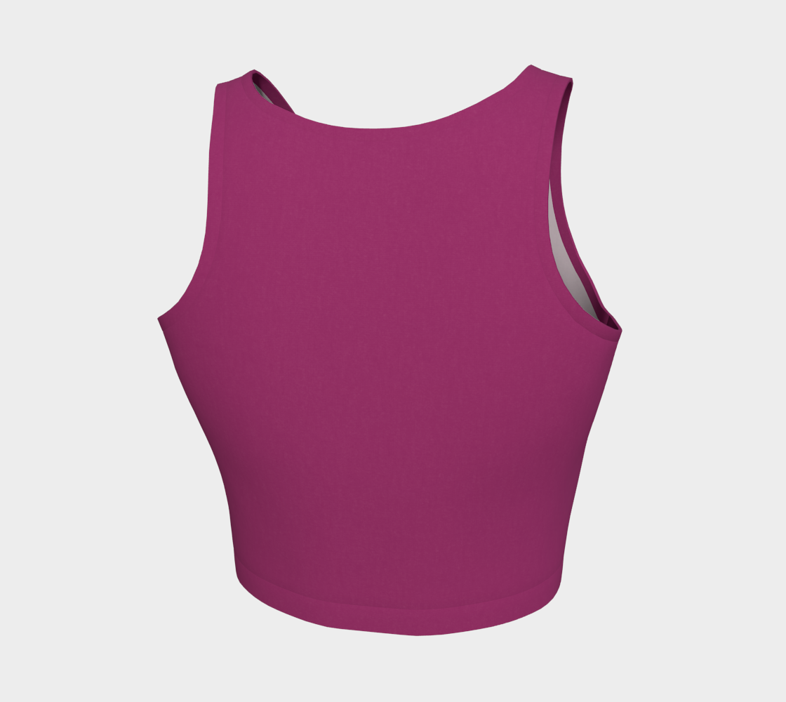 Crop Top in Velvet Plum