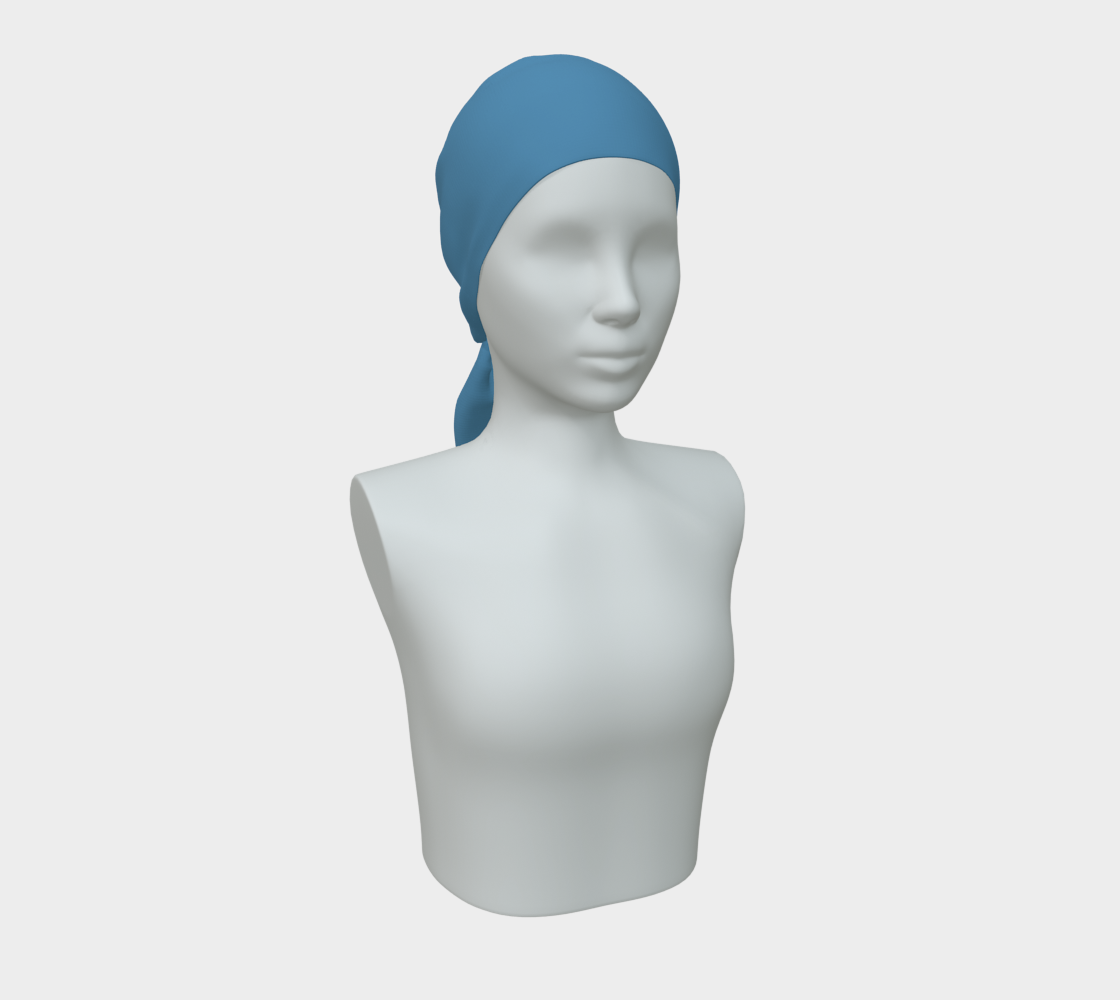 Headscarf in Harbor Blue