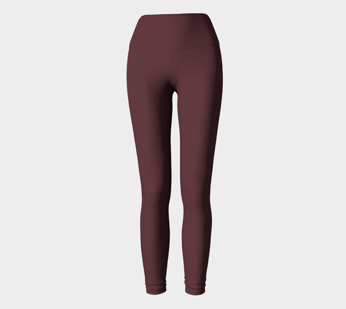 High-Waisted Legging in Crimson Cedar