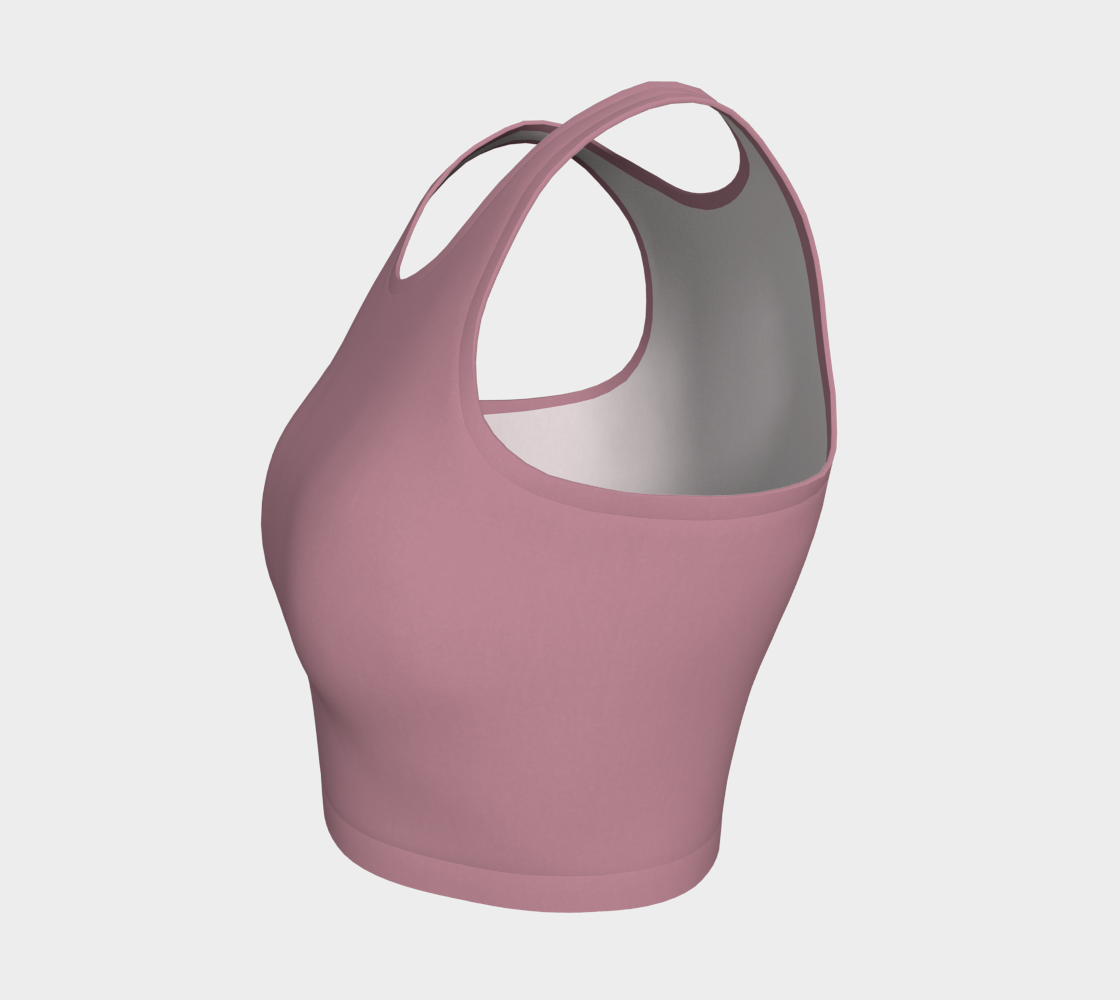 Crop Top in Rosewood Mist