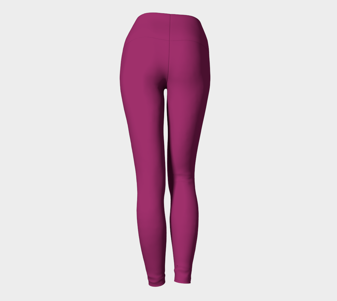 High-Waisted Legging in Velvet Plum