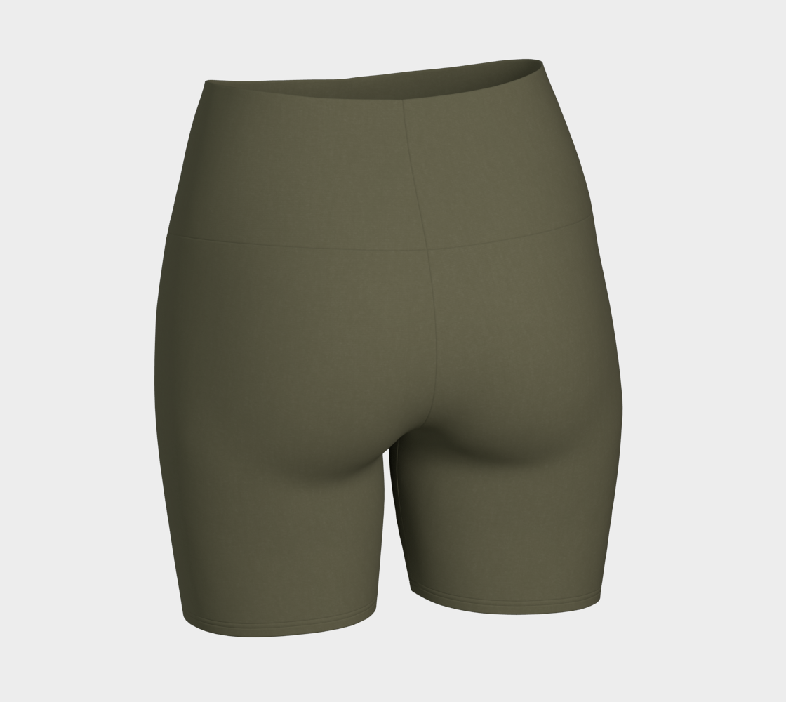 High-Waisted Short in Moss Ember