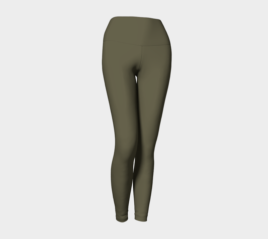 High-Waisted Legging in Moss Ember