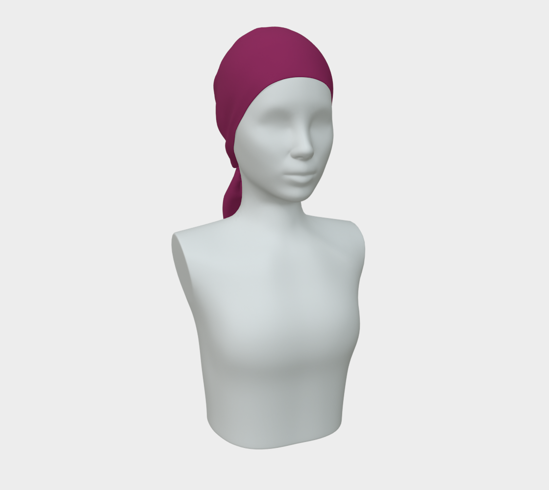 Headscarf in Velvet Plum