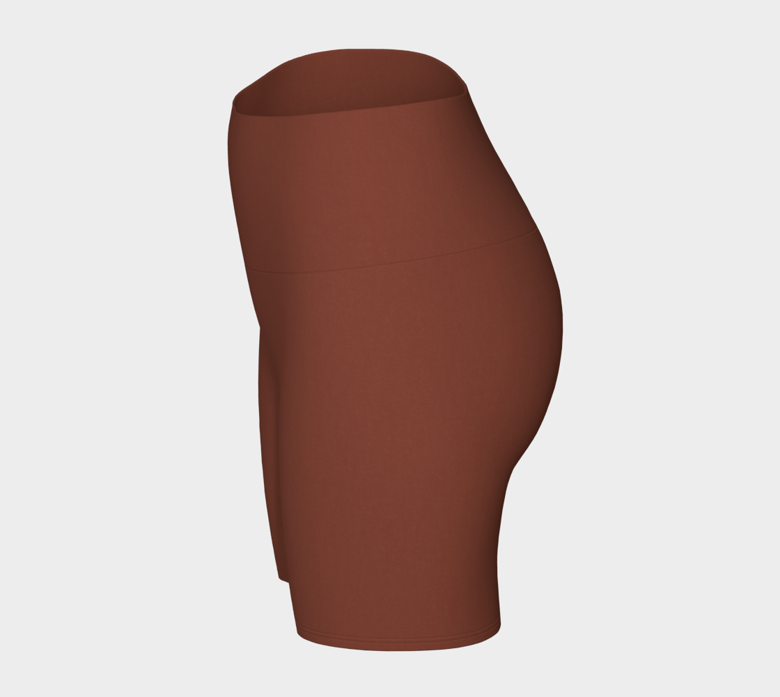 High-Waisted Short in Cinnamon Bark