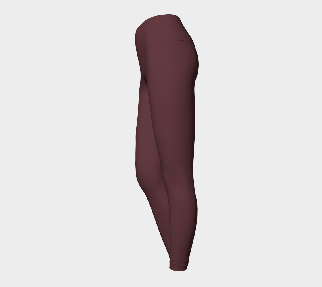 High-Waisted Legging in Crimson Cedar