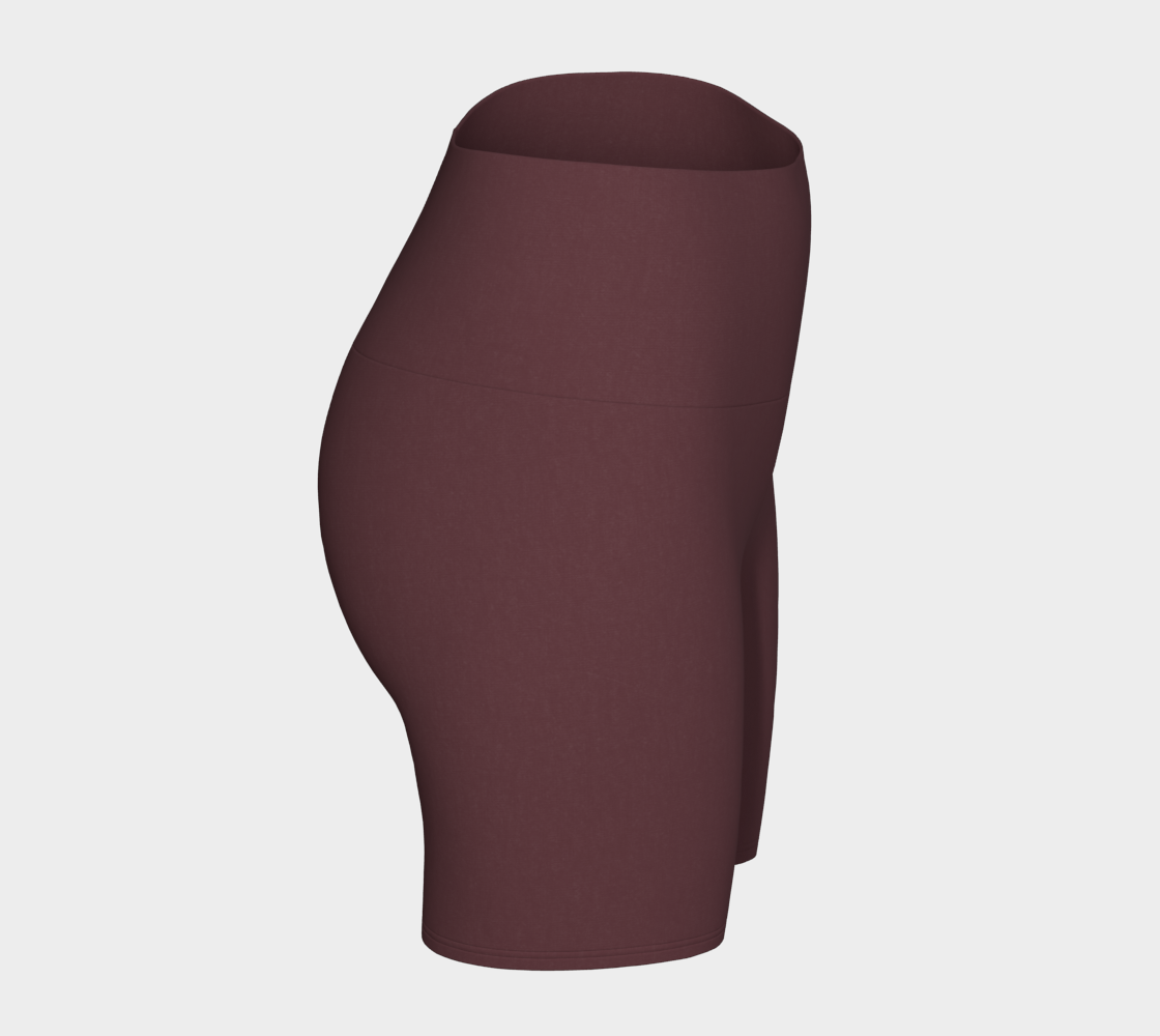 High-Waisted Short in Crimson Cedar