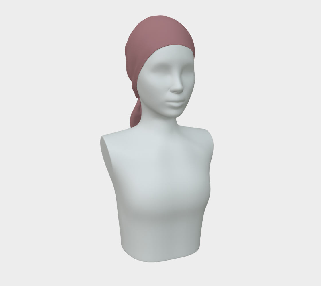 Headscarf in Rosewood Mist