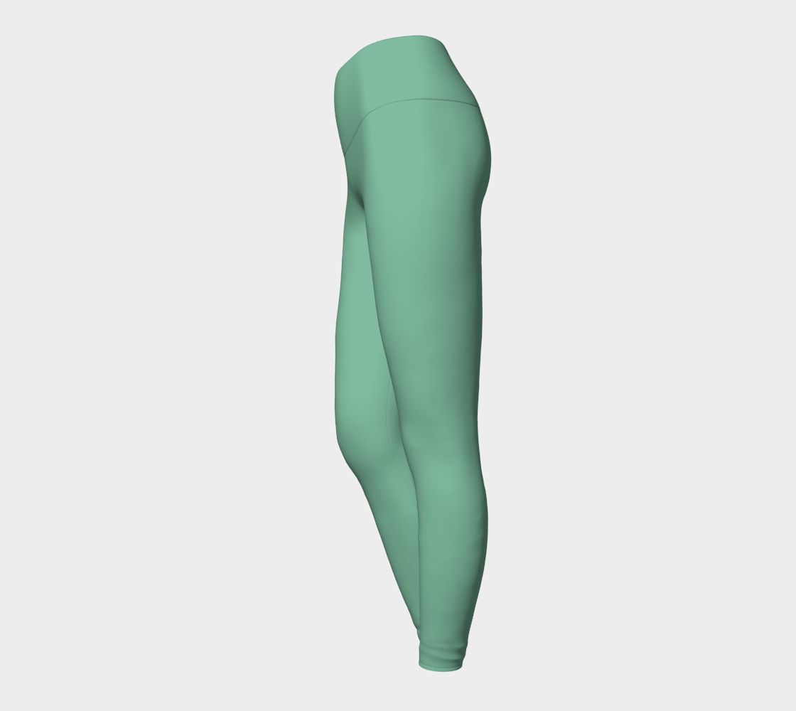 High-Waisted Legging in Sea Glass