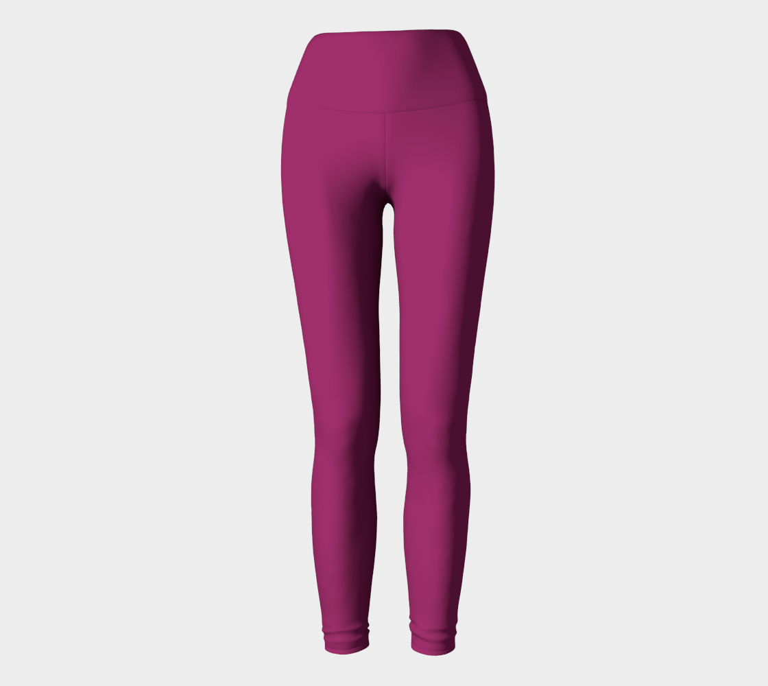 High-Waisted Legging in Velvet Plum