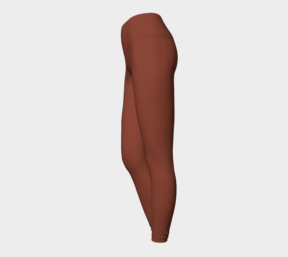 High-Waisted Legging in Cinnamon Bark
