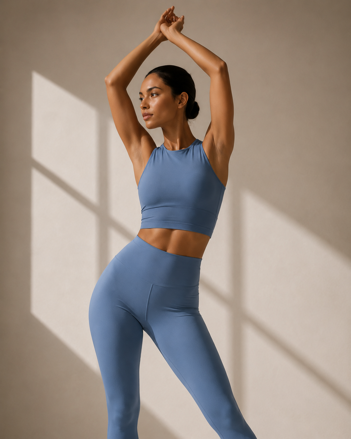 Crop Top in Harbor Blue
