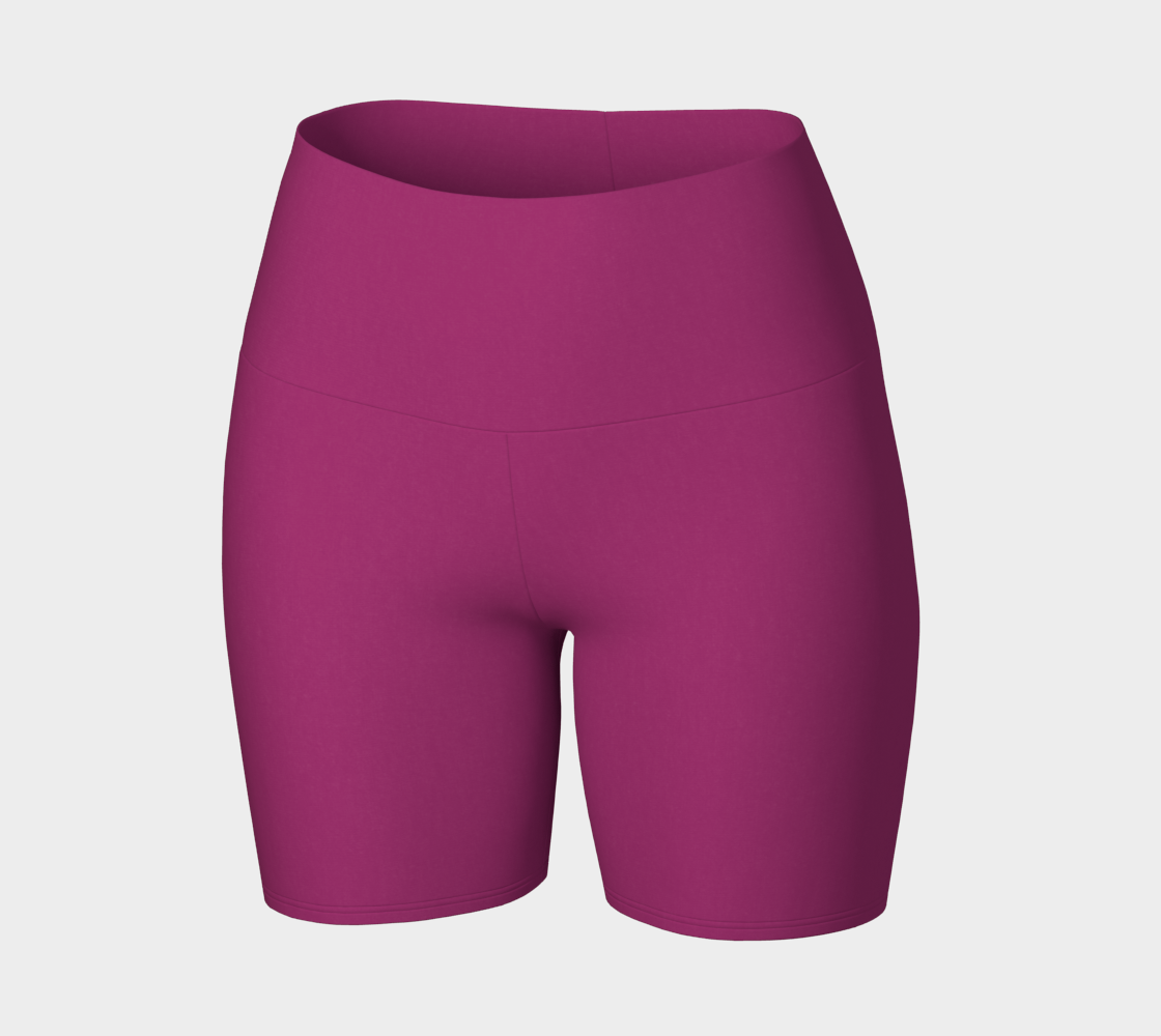 High-Waisted Short in Velvet Plum