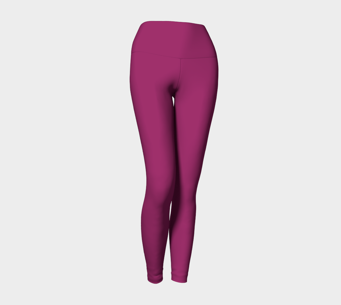 High-Waisted Legging in Velvet Plum