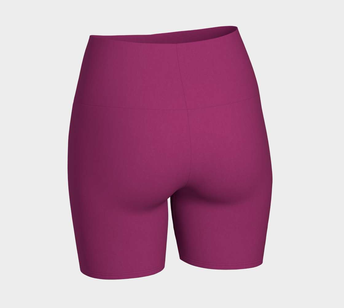 High-Waisted Short in Velvet Plum
