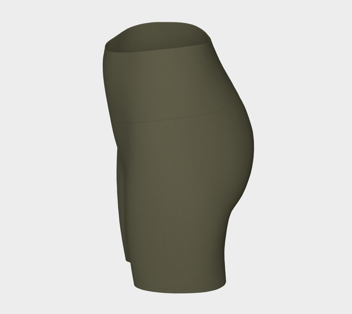 High-Waisted Short in Moss Ember