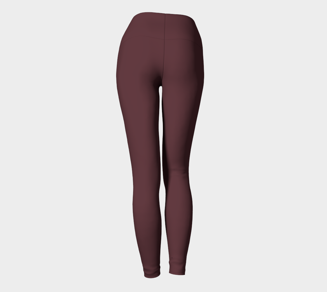High-Waisted Legging in Crimson Cedar