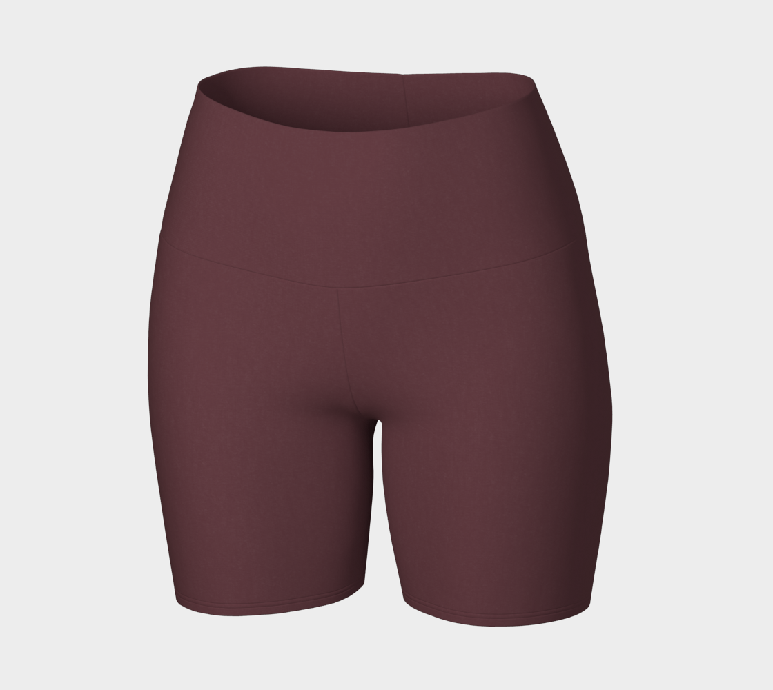 High-Waisted Short in Crimson Cedar
