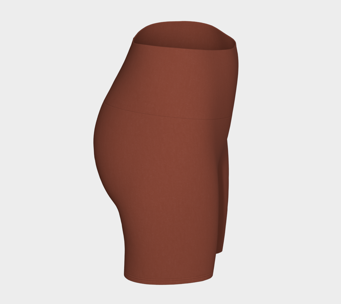 High-Waisted Short in Cinnamon Bark