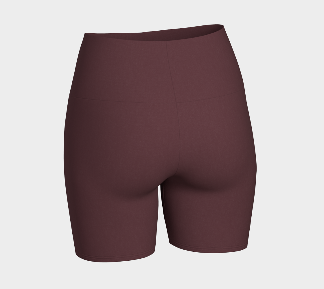 High-Waisted Short in Crimson Cedar