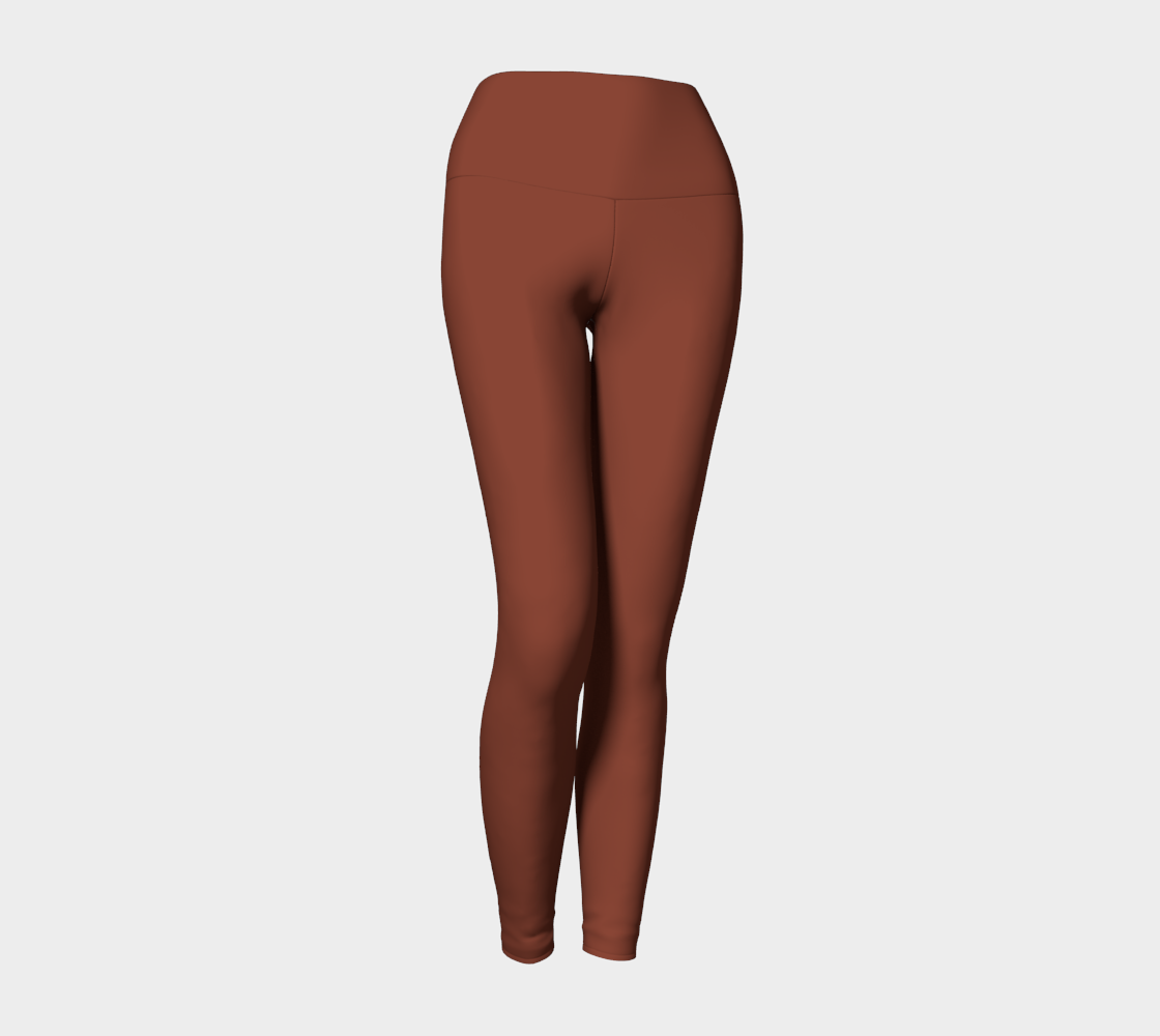 High-Waisted Legging in Cinnamon Bark