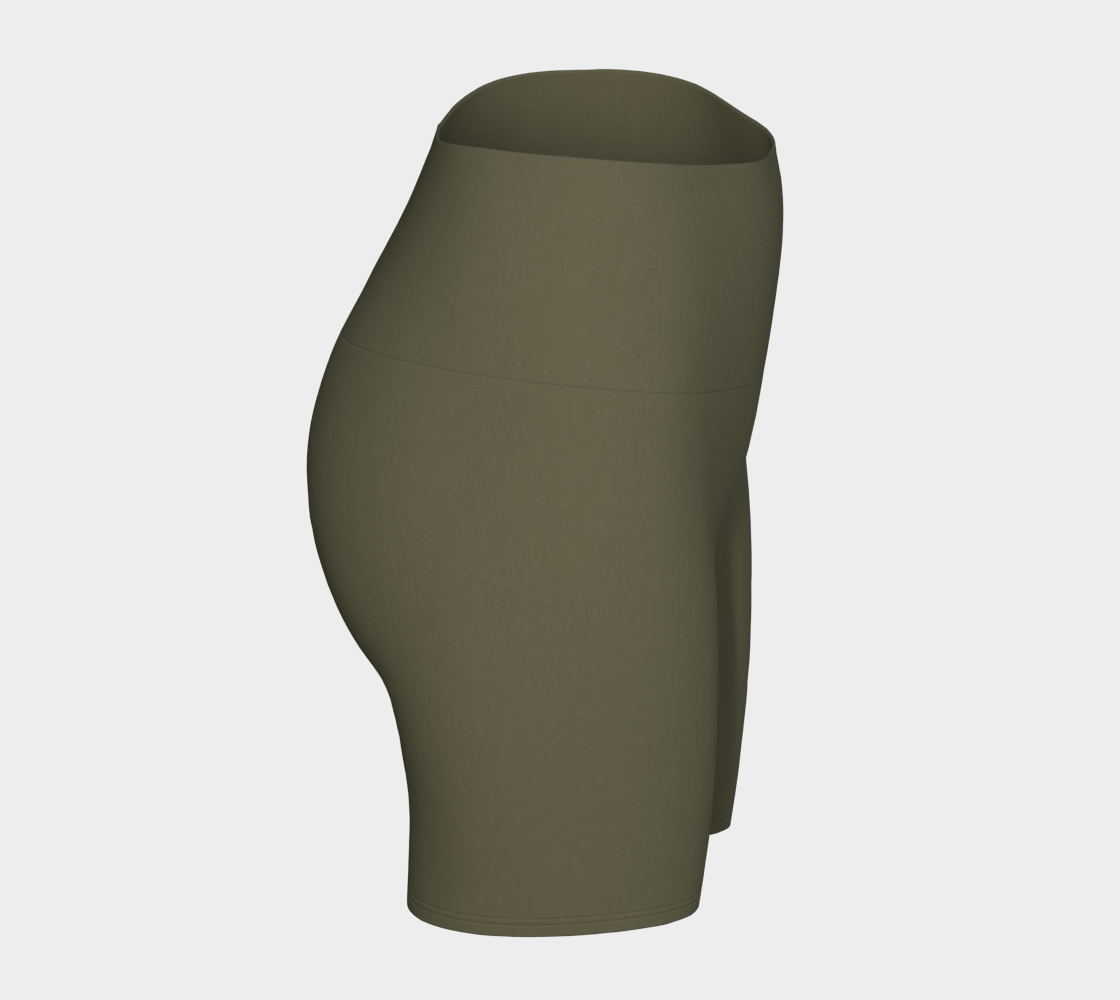 High-Waisted Short in Moss Ember
