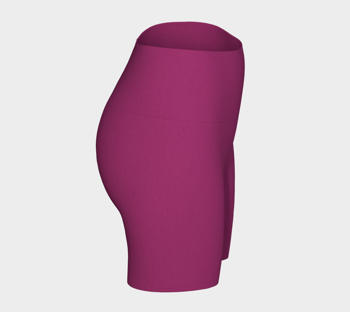 High-Waisted Short in Velvet Plum