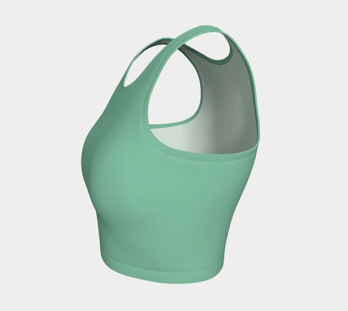 Crop Top in Sea Glass