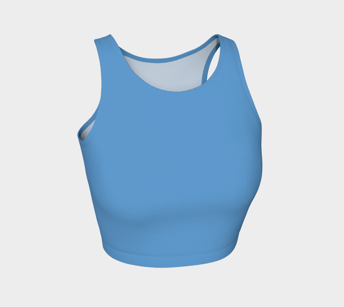 Crop Top in Harbor Blue
